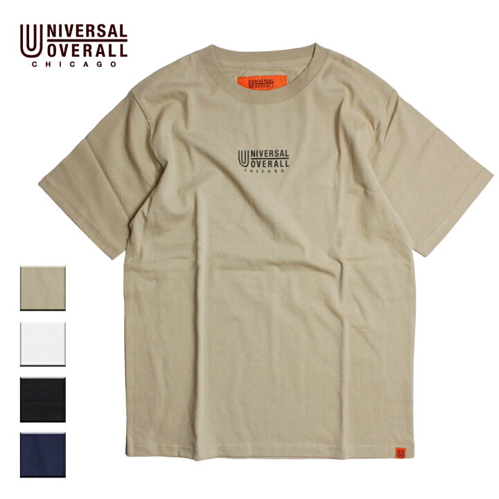 楽天市場 Universal Overall ユニバーサルオーバーオール Uo Logo Tシャツ メンズ レディース ベージュ ホワイト ブラック ネイビー Xs Xl U B Tシャツ 半袖 カジュアル ロゴ ブランドロゴ おしゃれ ブランド ワーク ブランド アメカジ 白 黒 紺 Blueism