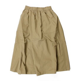 UNIVERSAL OVERALL ユニバーサルオーバーオール VOLUME BAKER SKIRT レディース ベージュ/カーキ M