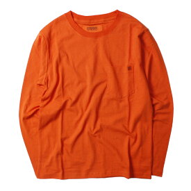 UNIVERSAL OVERALL ユニバーサルオーバーオール LONG SLEEVE TEE メンズ/レディース グレー/ブラック/ホワイト/ネイビー/オレンジ XS-L U933215【Tシャツ 長袖 ロンT ロングスリーブ カジュアル 無地 おしゃれ ブランド 黒 白 紺】