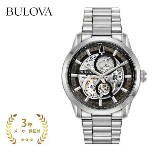 yz BULOVA u[o 96A208 Classic Y ubN×Vo[ 43mm yrv v NVbN NVbNRNV ی^  XeXX`[ 3j 3Ch XPg 