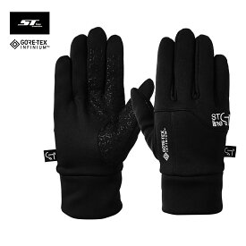 【送料無料】 ST line エスティライン GORE-TEX INFINIUM GLOVES メンズ/レディース ブラック S-XL 【グローブ 手袋 スマホ対応 ゴアテックス 自転車 ピスト BMX スケート スケートボード トラックバイク バイク キャンプ アウトドア ストリート おしゃれ ブランド 黒】