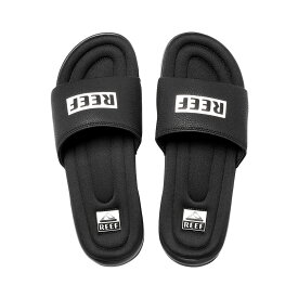 REEF リーフ ONE PUFF SLIDE メンズ ブラック 8-11インチ CI6559【サンダル スライドサンダル シャワーサンダル 靴 パフクッション 防水 カジュアル おしゃれ ブランド アウトドア サーフ サーフブランド 黒】