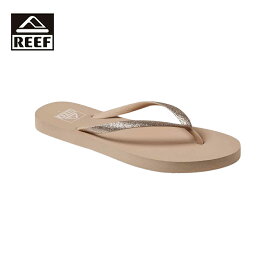 REEF リーフ REEF SEASIDE レディース サンド 5-9インチ CJ3670【サンダル ビーチサンダル 靴 ラバーソール ラバー サスティナブル グリッター カジュアル シンプル おしゃれ ブランド アウトドア サーフ サーフブランド ベージュ】