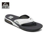 REEF リーフ FANNING メンズ グレー×ホワイト 26-29cm RF002026GR 【サンダル ビーチサンダル ビーサン …