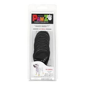 【送料無料】Pawz（ポウズ）ラバードッグブーツ（日本語版）3ペア分（12枚）XXSブラック
