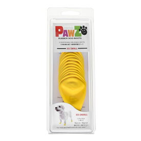 【送料無料】Pawz（ポウズ）ラバードッグブーツ（日本語版）3ペア分（12枚）XXSイエロー