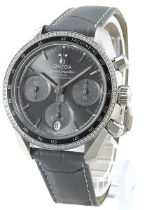 �y��10��OFF�N�[�|���z�I���K OMEGA �X�s�[�h�}�X�^�[ 38mm 324.38.38.50.06.001 �����Y �r���v�������� �O���[ �y�V�i�z