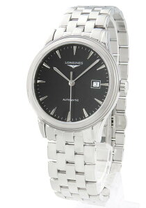�����W�� LONGINES �t���b�O�V�b�v L4.984.4.52.6 �����Y �r���v�������� �u���b�N �y�V�i�z
