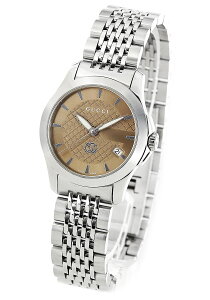 �O�b�` GUCCI G-�^�C�����X YA1265007 ���f�B�[�X �r���v�N�I�[�c �u���E�� �y�V�i�z