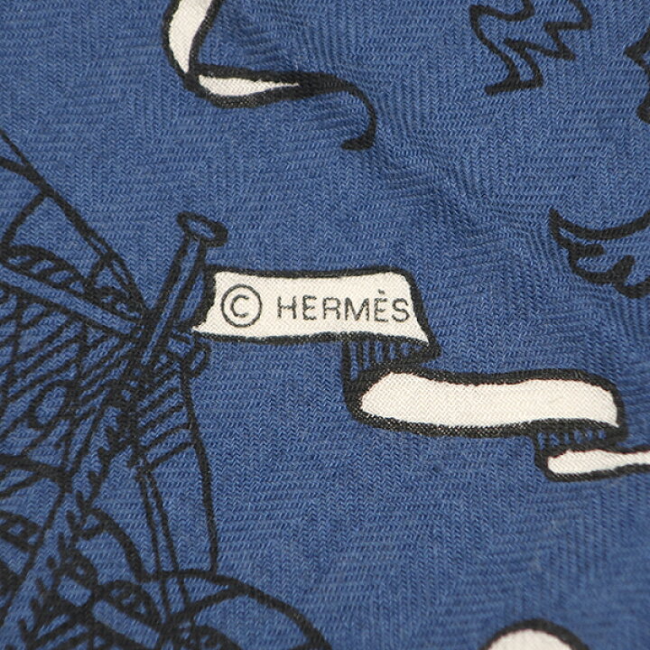 楽天市場】エルメス HERMES ストール カレ140 カレジェアン カシミヤ 