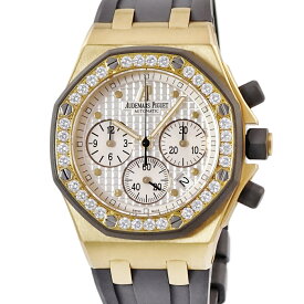 オーデマピゲ AUDEMARS PIGUET ロイヤルオーク オフショア 25986AK.ZZ.D003CA.02 K18YG無垢 純正ダイヤ メンズ 腕時計自動巻き シルバー 【中古】