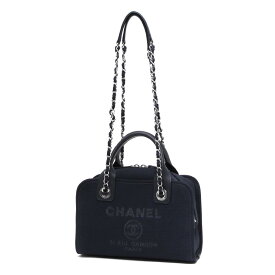 シャネル ボストンバッグ/ショルダーバッグ バッグ中古 レディース ドーヴィルライン 【DEAUVILLE】 ネイビーブルー A92750 CHANEL