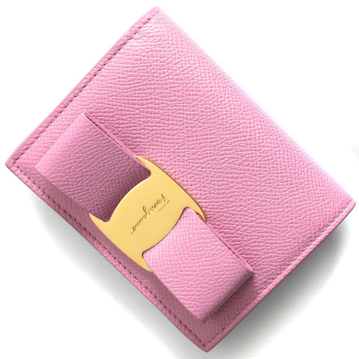 フェラガモ 二つ折り財布/ミニ財布 財布 レディース ヴァラ リボン フラミンゴピンク 22D515 FLAMINGO 0750537 SALVATORE FERRAGAMO | ブルークウォッチカンパニー