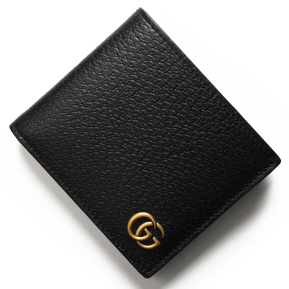 グッチ 二つ折り財布（札入れ） 財布 メンズ GGマーモント ブラック 428726 DJ20T 1000 GUCCI | ブルークウォッチカンパニー