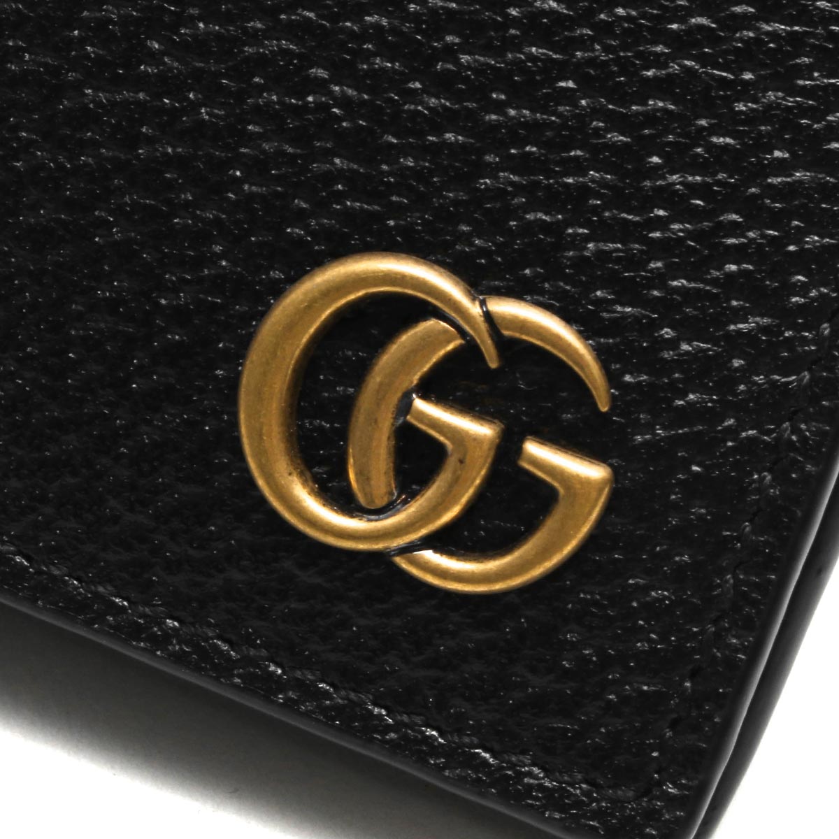 グッチ 二つ折り財布（札入れ） 財布 メンズ GGマーモント ブラック 428726 DJ20T 1000 GUCCI | ブルークウォッチカンパニー
