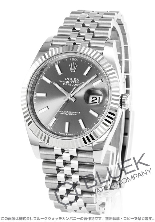 楽天市場】【新品】ロレックス デイトジャスト 41 メンズ 126334-0014  