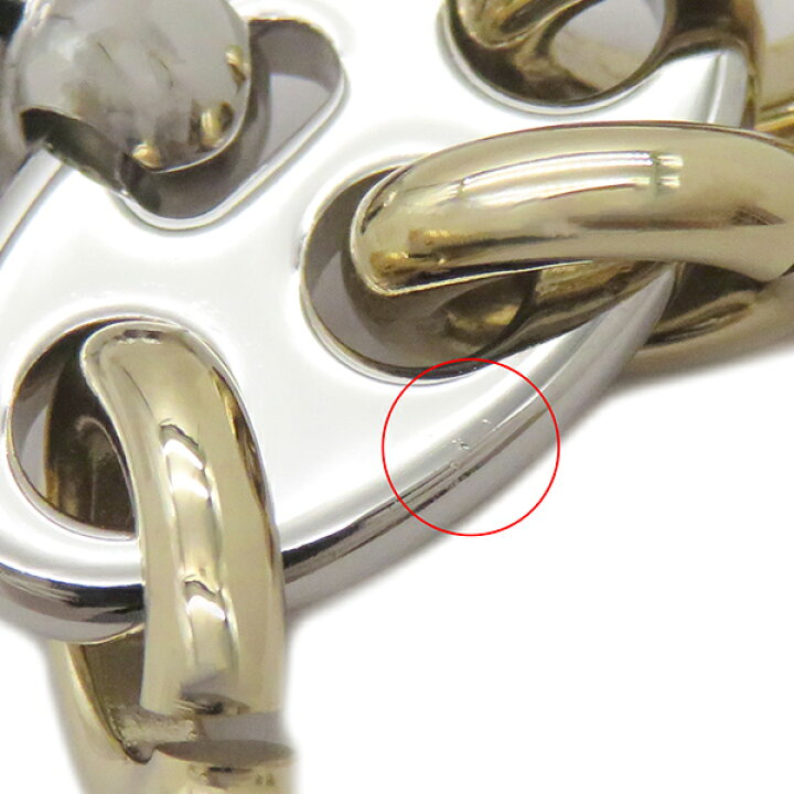 エルメス スカーフリング MORS ET JOUET チャーム メタル シルバー  