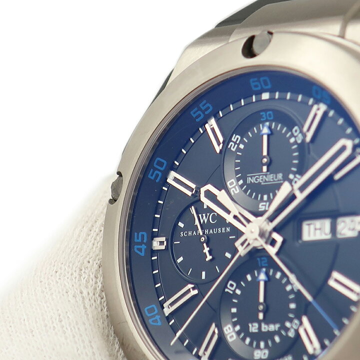 楽天市場】IWC インヂュニア ダブル クロノグラフ IW376501 ブラック  