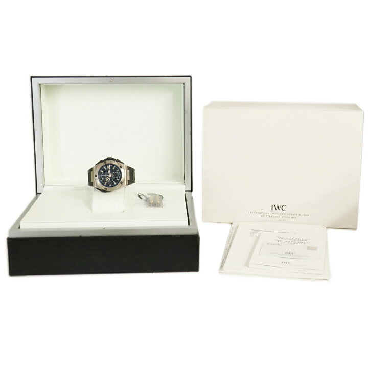 楽天市場】IWC インヂュニア ダブル クロノグラフ IW376501 ブラック  