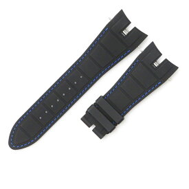 ロジェデュブイ 腕時計パーツ エクスカリバー EX45用 ラバー バンド ラバー ネイビー 未使用 純正 替え ベルト バネ棒 27mm ネイビー 紺 中古