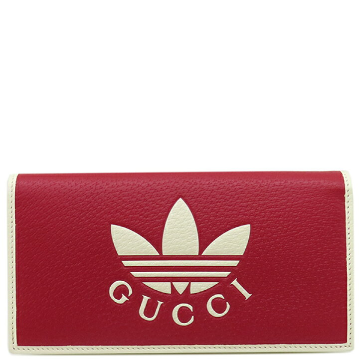 GUCCI adidasコラボチェーンウォレット赤