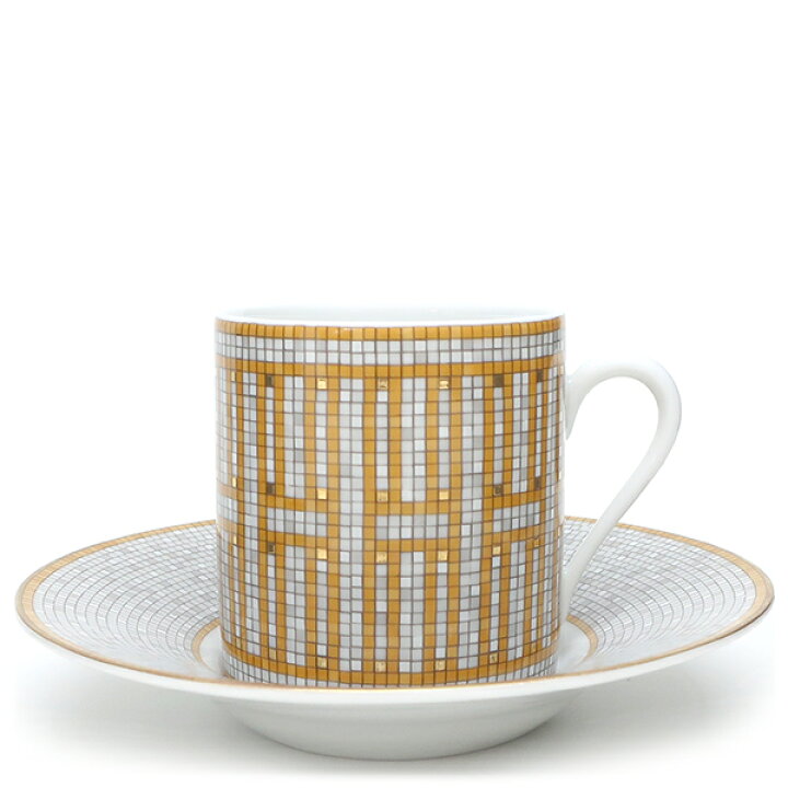 楽天市場】エルメス 食器 モザイク 24 コーヒーカップ＆ソーサー 磁器  