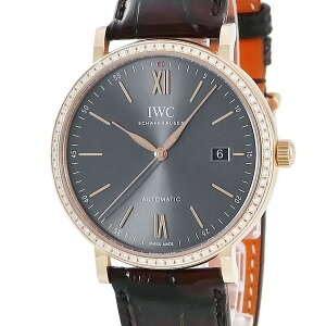 IWC ポートフィノ オートマティック 40 IW356516 K18RG無垢製 純正ダイヤ ダークグレー 自動巻き