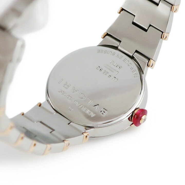 楽天市場】ブルガリ ルチェア LUVCHEA LUP28SG LU28C6SSPGD K18PG×SS  