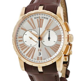 ロジェデュブイ エクスカリバー42 クロノグラフ DBEX0390 K18RG無垢 ラウンド ローマン デイト 自動巻き