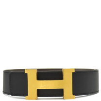 楽天市場】エルメス コンスタンス Hバックル ベルト ブラック ゴールド  