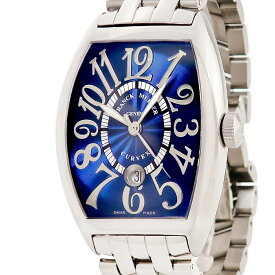 フランクミュラー トノウカーベックス デイト 8880SCDTREL ビザン数字 ギヨシェ トノー ブルー 自動巻き