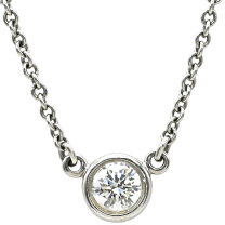 楽天市場】ティファニー tiffany&co． pt950 バイザヤード ネックレス  