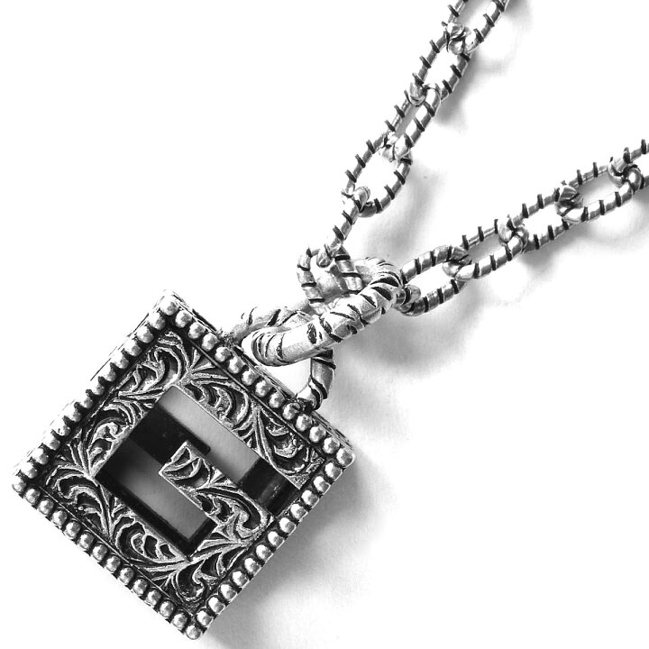 楽天市場】グッチ ネックレス アクセサリー メンズ Gキューブ スクエア 