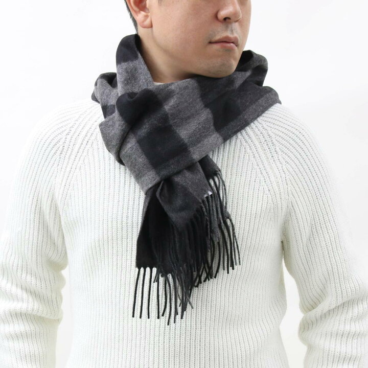 楽天市場 バーバリー ストール マフラー メンズ レディース ハーフメガチェック チャコールグレー Mu Half Mega Chk Cs Sc Cs A18 Burberry ブランドショップ ブルーク