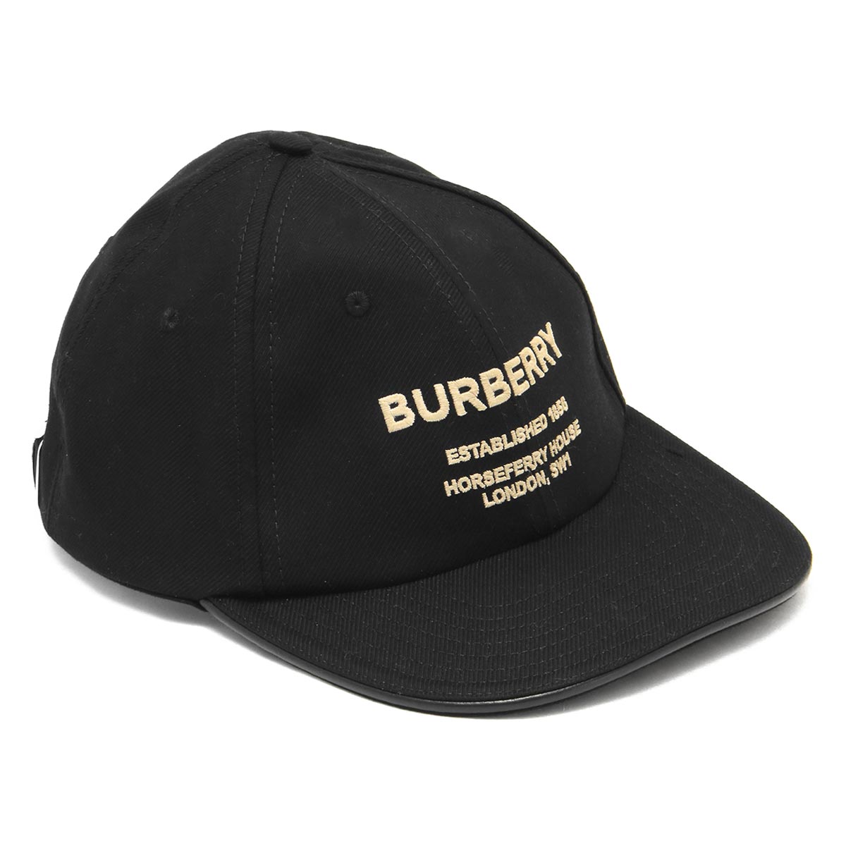 バーバリー キャップ/帽子 メンズ レディース ホースフェリー ブラック&ベージュ MH CF BSB BURBERRY EST 121272 B1047 8057625 BURBERRYのサムネイル