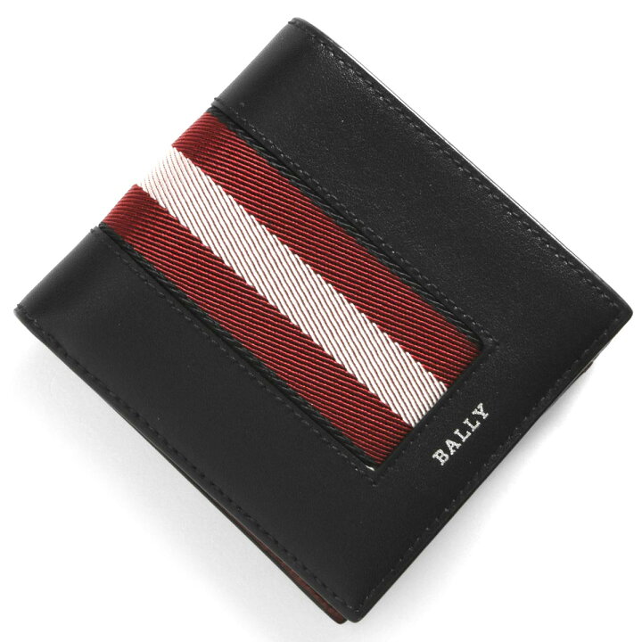 楽天市場】バリー 二つ折り財布 財布 メンズ ブリベル ブラック&レッド 
