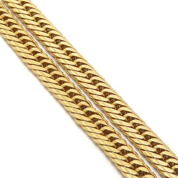 楽天市場】喜平 ネックレス K18 18金 50cm 25.4g 16面 トリプル K18YG 