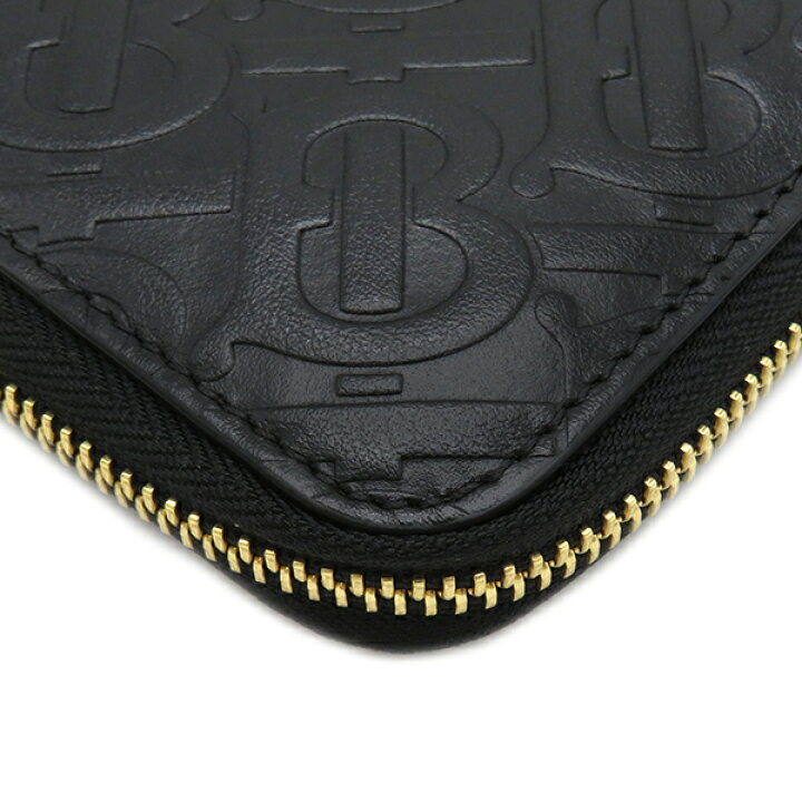 楽天市場】バーバリー 長財布 TBモノグラム エンボス レザー ブラック  