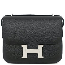 エルメス ショルダーバッグ コンスタンスミニ 3 ヴォーエプソン ブラック 黒 中古