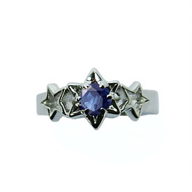 プラチナ仕上げ 星 ピンキーリング 誕生石 名入れ 刻印 レディース シルバー 925 ジュエリー star スター 1号～ 記念 ギフト にぴったり 出産祝い 誕生日 七五三 成人式 結婚式 プレゼント【送料無料】【コンビニ受取対応商品】ご褒美 卒業祝い 成人祝い