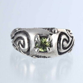 【シルバーリング】クラウズリング (8月誕生石 ペリドット) シルバー925 指輪 メンズアクセサリー Clouds / シルバーブランド Blula(ブルレ) 【送料無料】【コンビニ受取対応商品】 ご褒美 卒業祝い 就職祝い 卒業記念 成人祝い 記念