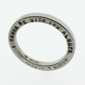 シルバー リング ポージーリング 名前入り プレゼント（刻印 横）イニシャル アルファベット シルバー925 指輪 Anjel's circle はたち 祝い 記念 旅行 アウトドア 日本製【コンビニ受取対応商品】【送料無料】 ご褒美 卒業祝い 就職祝い 卒業記念 成人祝い 記念