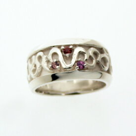 シルバー リング ハート モチーフ 天然石 リング（ピンク 赤）シルバー925 指輪 レディース / in my heart ギフト 誕生日 プレゼント ご褒美 記念 ガーネット 名入れ可【送料無料】【RCP】【コンビニ受取対応商品】