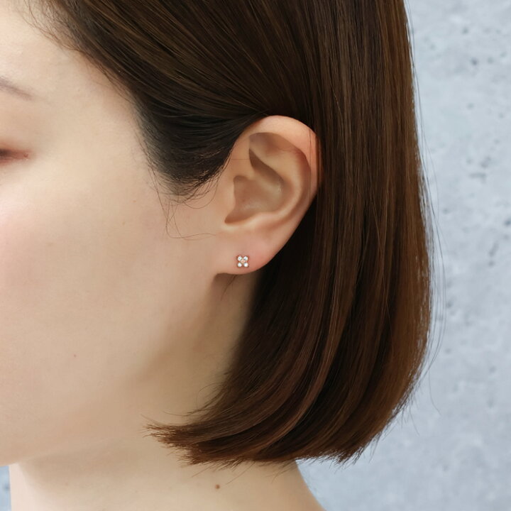 楽天市場】ピアス フラワー 花 四つ葉 小ぶり 小さめ ミニ サージカル 