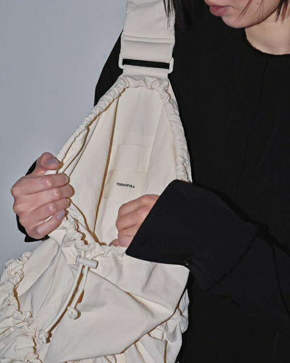 楽天市場】【即納】TODAYFUL トゥデイフルNylon Gather Bag ナイロン  
