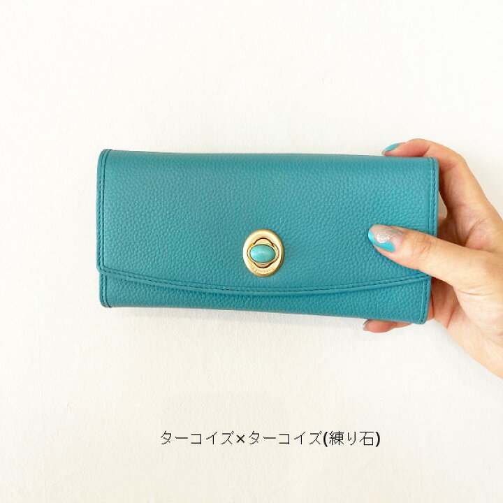 楽天市場】【即納】HASHIBAMI ハシバミ Gem Stone Long Wallet 