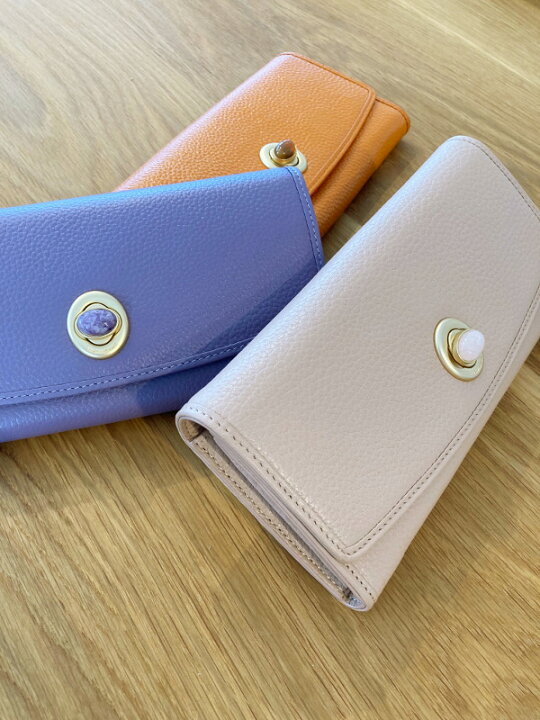 楽天市場】【即納】HASHIBAMI ハシバミ Gem Stone Long Wallet 