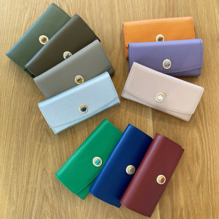 楽天市場】【即納】HASHIBAMI ハシバミ Gem Stone Long Wallet 