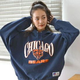 【即納】Ungrid アングリッドRUSSELL別注 CHICAGO BEARS ビッグパーカー 112352779701【2023AW】【あす楽】