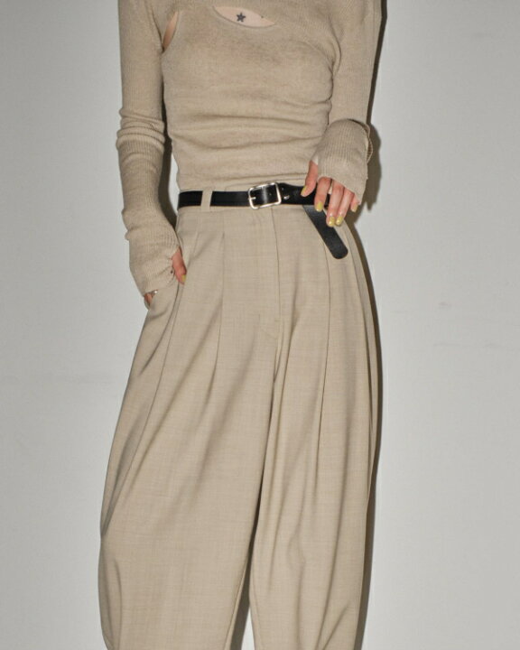 楽天市場】【即納】TODAYFUL トゥデイフルHighwaist Tuck Trousers  